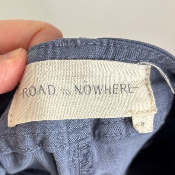 Road to Nowhere Los Angeles Blue cotton/cupro high rise pants size 8 x 28" insm - Picture 7 of 9